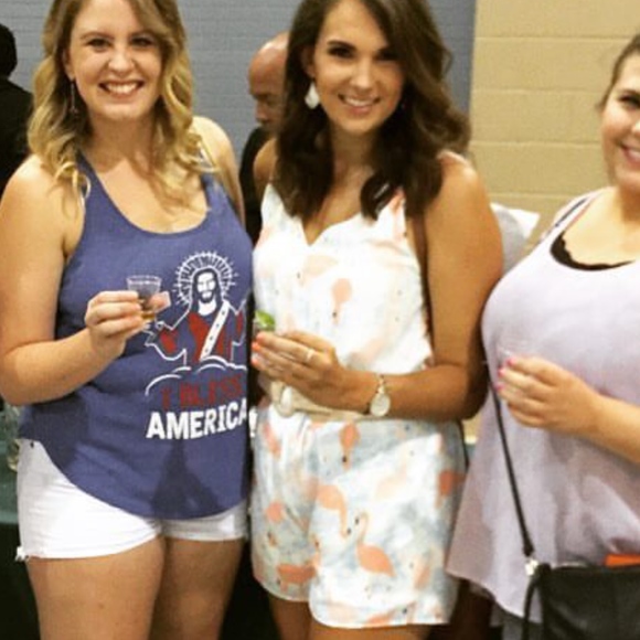 Everly Flamingo Romper - Picture 5 of 5